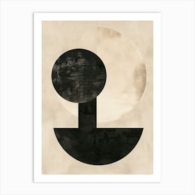 Imus Stone Park Bauhaus Minimalist Art Print