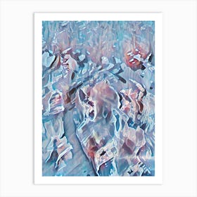 Abstract - Ice Art Print