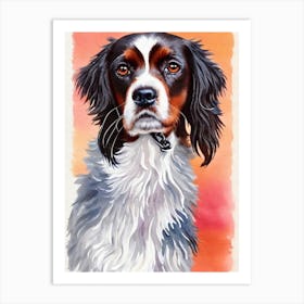 Boykin Spaniel Watercolour Dog Art Print