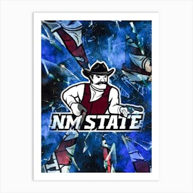 New Mexico State Aggies 1 Art Print