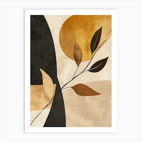 Abstract Leaves Canvas Print 10 Art Print