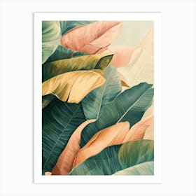 Tropical Leaves 97 Art Print