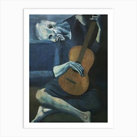 Pablo Picasso 'The Guitar Player' Art Print