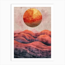 Sunset Canvas Print 9 Art Print