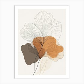 Ginkgo Leaves 3 Art Print