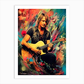 Keith Urban (3) Art Print