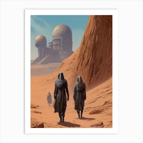 Dune Sand Desert Building 13 Art Print