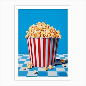 Popcorn Checkerboard Art Print