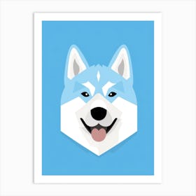 Husky Dog Art Print