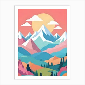 Mountain Landscape 7 Art Print