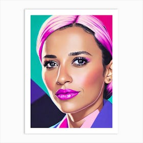 Rashida Jones Pop Movies Art Movies Art Print