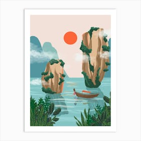 Phuket Sunset Art Print