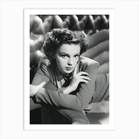 Actress Judy Garland Vintage Art Print