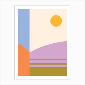 Colorfield Sunrise Art Print