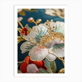 Chinese Embroidery 61 Art Print