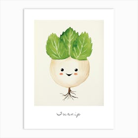 Friendly Kids Turnip 1 Poster Art Print