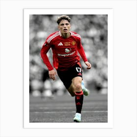 Alejandro Garnacho Manchester United Art Print