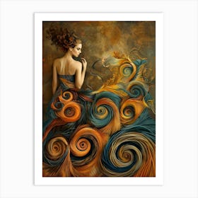 Sophistication in Wool (2) Art Print