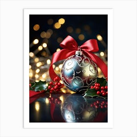 Christmas Ornament 3 Art Print