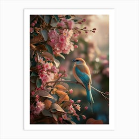 Bird In Bloom 2 Art Print