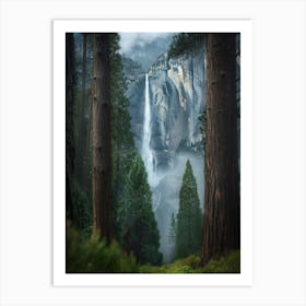 Yosemite Waterfall Art Print