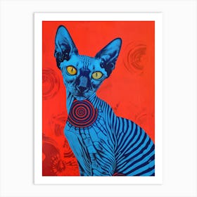 Sphynx Cat 9 Art Print