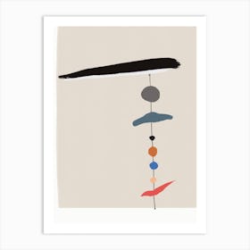 Zen balancing of shapes Art Print