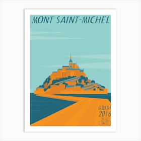 Mont St Michel Art Print
