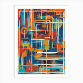 Abstract Painting 855 Art Print