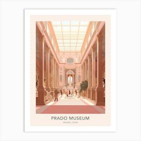 The Prado Museum Madrid Spain Travel Poster Art Print