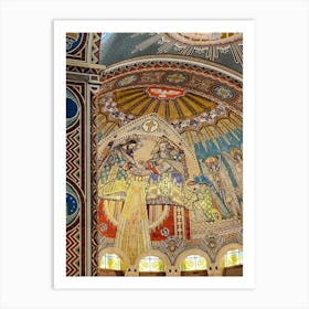 Mosaic In The Church Art Print
