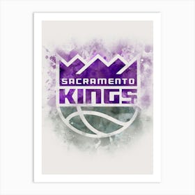 Sacramento Kings 3 Art Print