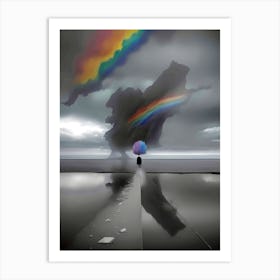 Rainbow In The Sky 9 Art Print