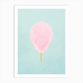 Pink Cotton Candy Art Print