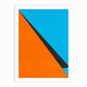 Geometric colorful planes 4 Art Print