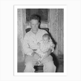 Unemployed Oil Worker And His Baby, Seminole, Oklahoma By Russell Lee Art Print