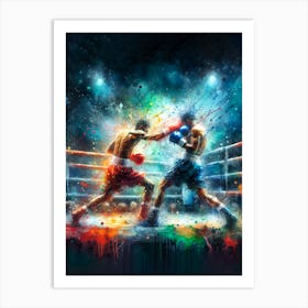 Boxing Ring 1 Art Print