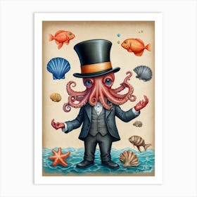 Octopus Art Print