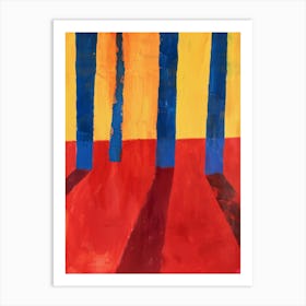 Shadows Of Trees 1 Art Print