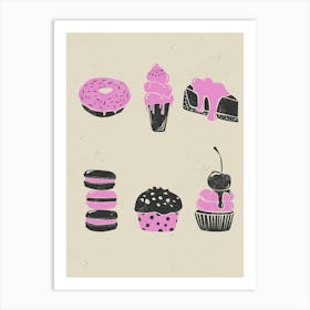 Dessert Set Art Print