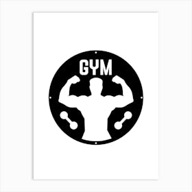 Gym Sign Art Print