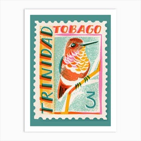 Trinidad And Tobago Postage Stamp Art Print