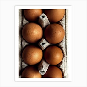 Eggs In A Carton 22 Art Print