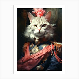 King Cat 2 Art Print