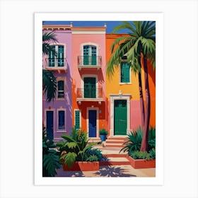 Colorful Houses 3 Art Print