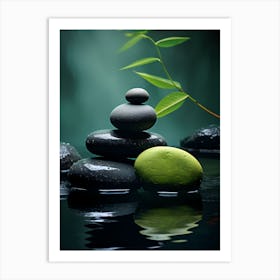 Zen Stones Art Print