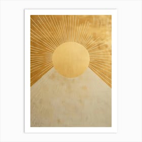 Golden Sun 2 Art Print