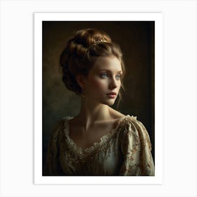 Portrait Of A Young Woman 31 Art Print