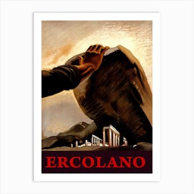Ercolano, City Under The Rock, Italy Art Print