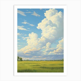 Cloudy Sky Art Print